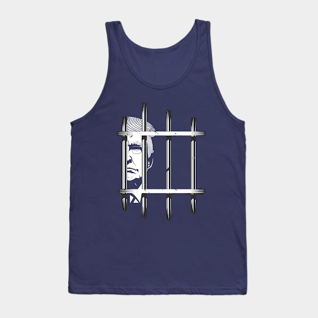 Impeach and Convict trump lock him up Tank Top by Top Art